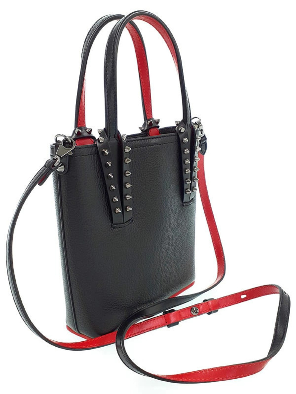 Christian Louboutin Studded Handbag CABATA Black